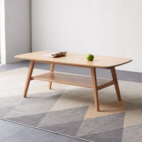 Center table Low Table 100% solid wood Top plate Desk Coffee table Width 100 x Depth 50 x Height 44 cm Study desk Work from home Easy to assemble