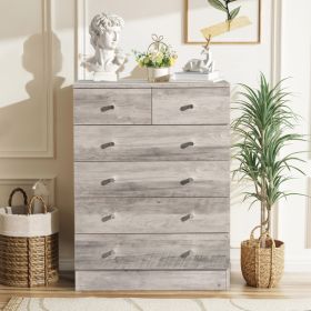 Five Story Six Drawer Cabinet (Option: Gray)
