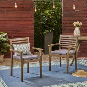 EMERSON DINING CHAIR,Set Of 2 (Color: DARK GREY)