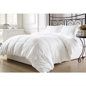 Queen size Hypoallergenic Down Alternative Comforter in White (size: Queen)