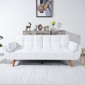 2064 Corduroy Sofa & Sofa Bed-Whitewhite Icon (Color: White)