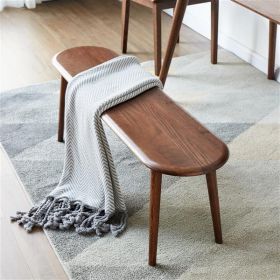 Natural Oak Living Room Bench (Option: Walnut)
