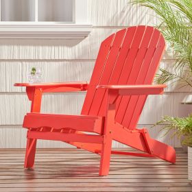 MALIBU ADIRONDACK CHAIR (Color: Red)