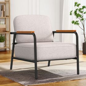 Mid-Century Modern Style Chair (Color: White)